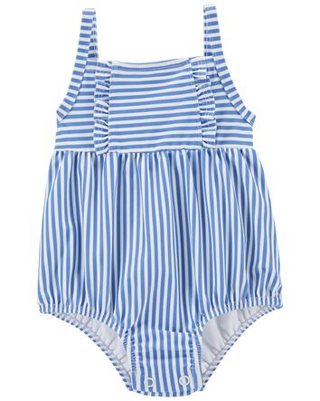 Carter's Baby Girl Toddler 3 piece Swimsuit 18mo Monkey Stripes